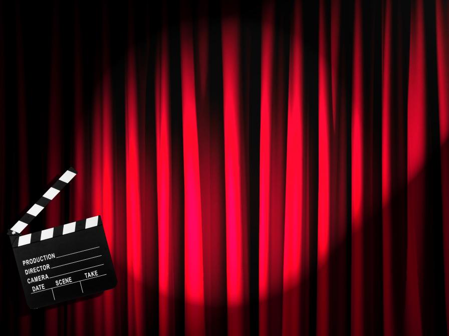 Illustration af en biograf